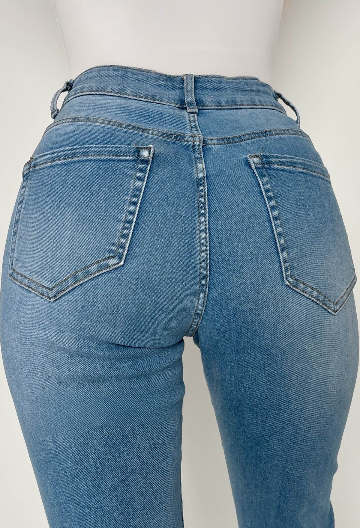 Blue Distressed Jeans