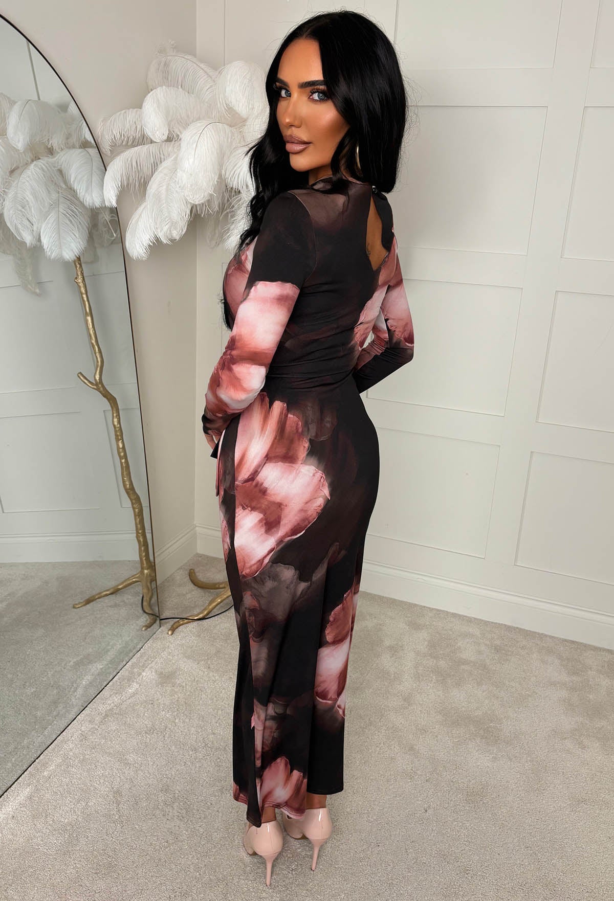 I'm Tied Up Multi Tie Side Midaxi Dress