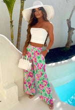 Flirty And Fun Multi Floral Floaty Trousers