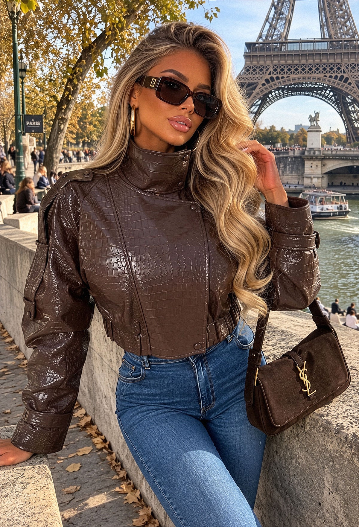 now-or-leather-chocolate-brown-croc-faux-leather-funnel-neck-cropped-jacket-4