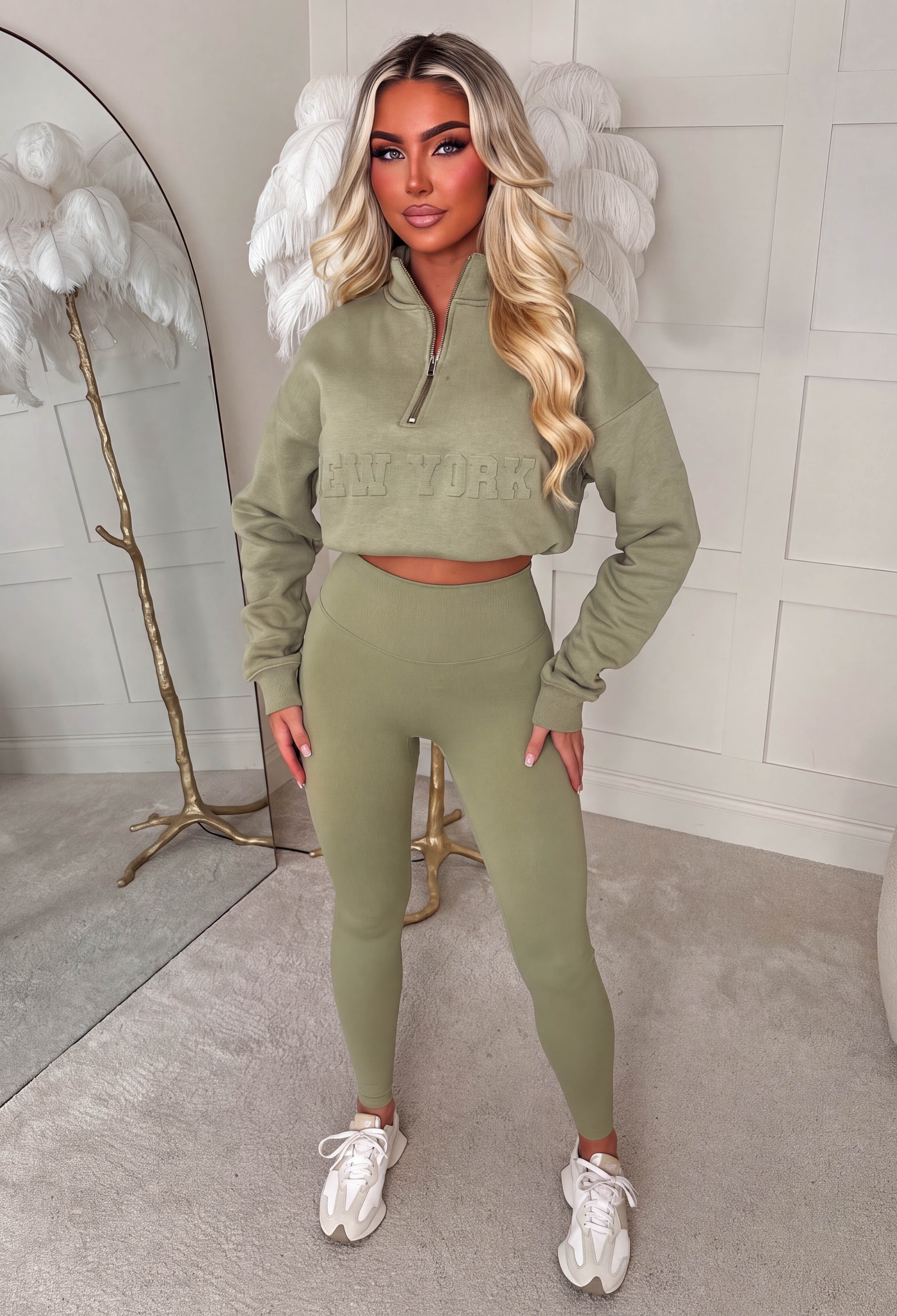 Green Active Leggings