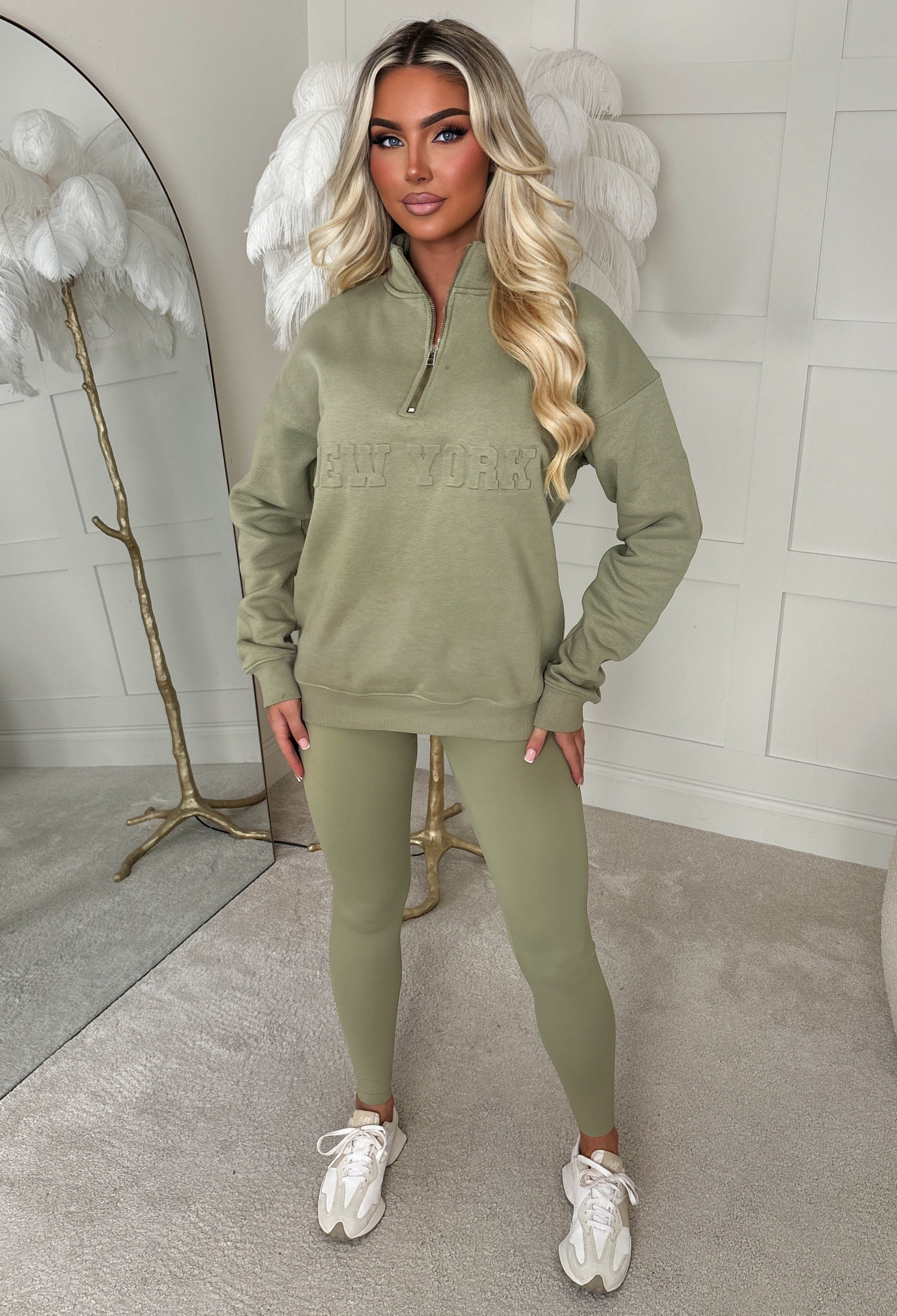 Green Active Leggings