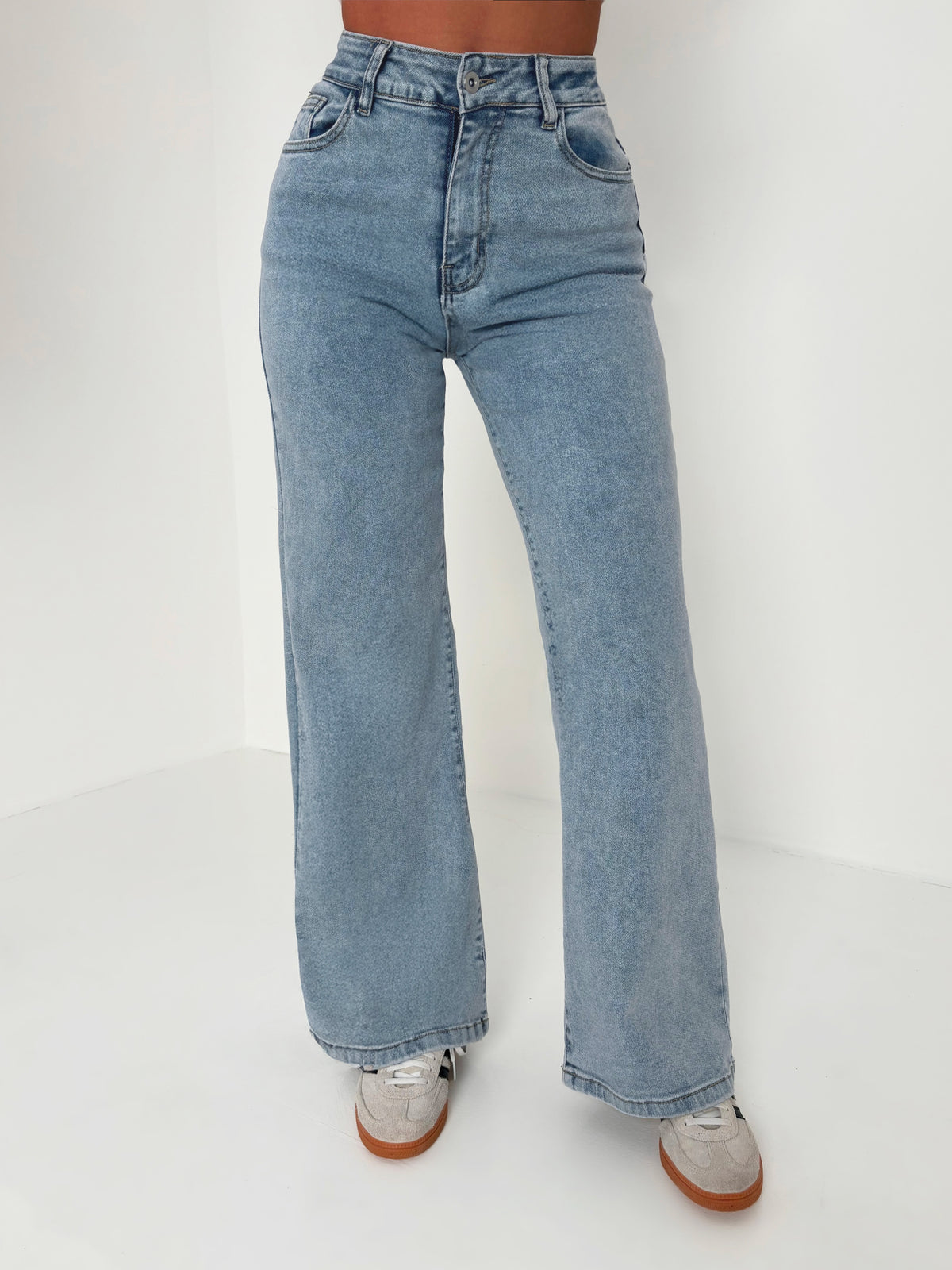 Red Flared Jeans