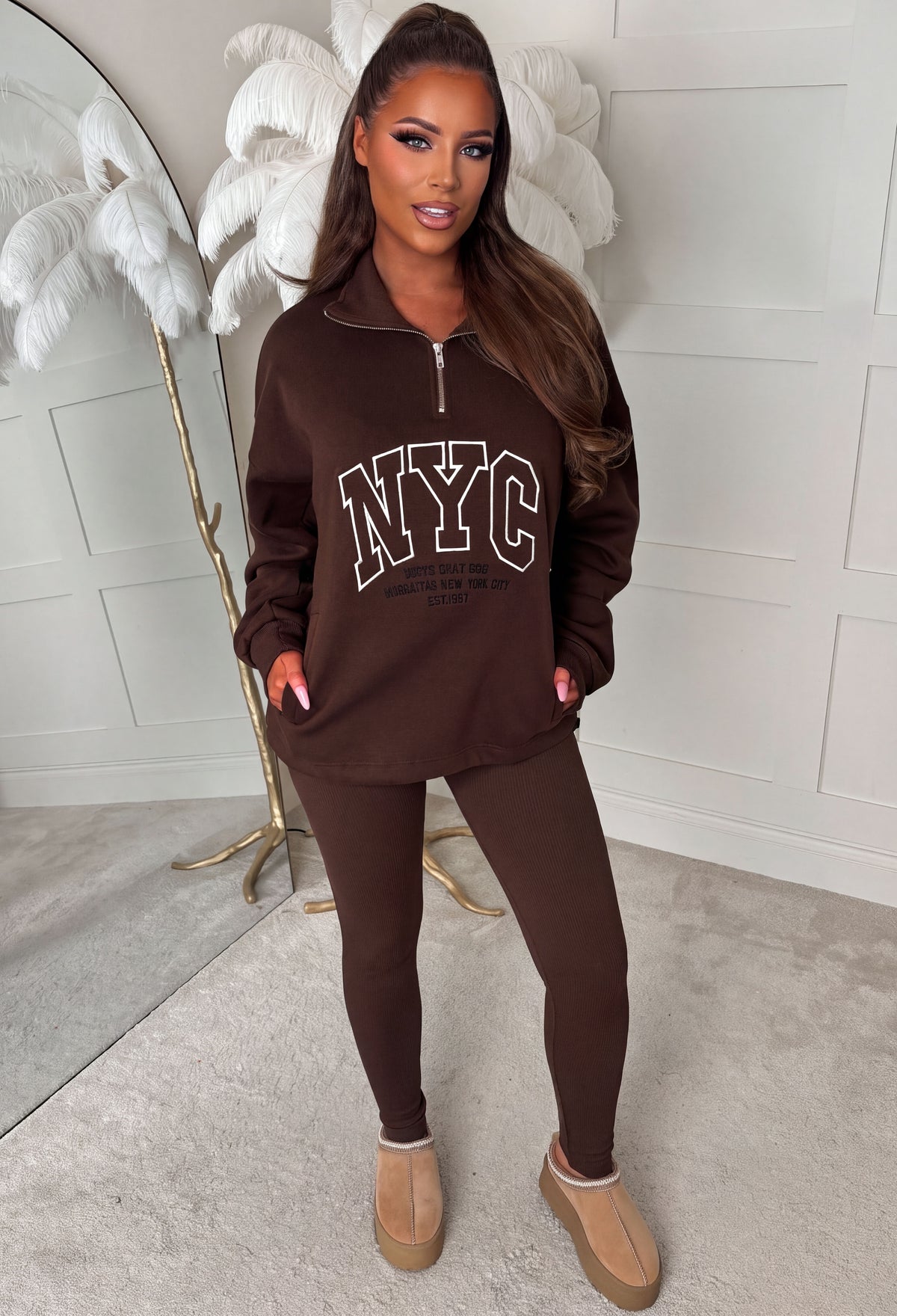 such-a-dream-brown-nyc-half-zip-sweatshirt-2