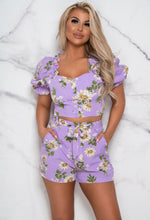 Lilac Floral Two Piece