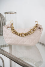 Shoot Your Shot Cream Quilted Chain Shoulder Bag
